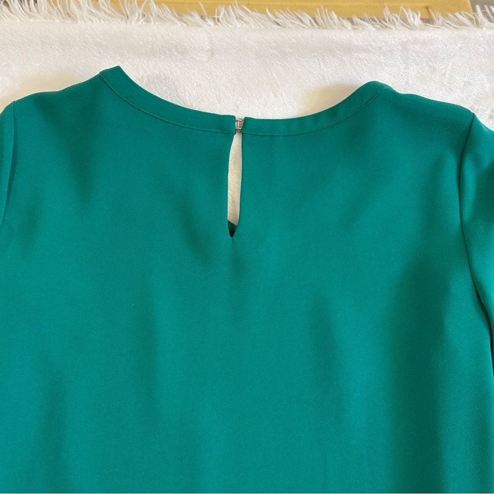 Cremiux Colorblock V-Neck Blouse XS - Picture 6 of 8